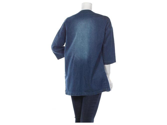 Giacca Alessandra Chamonix in cotone blu - vista 2