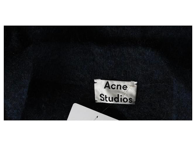 Acne Studios Blaue Strickjacke Wolle Mohair L - Ansicht 3