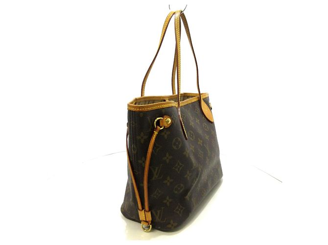 Louis Vuitton Neverfull PM Castaño - vista 4