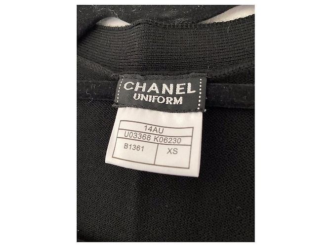 Cambon Cardigan Chanel Uniform Negro - vista 3