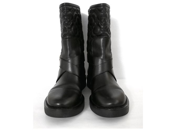 botas Louis Vuitton Monogram en relieve Negro - vista 2