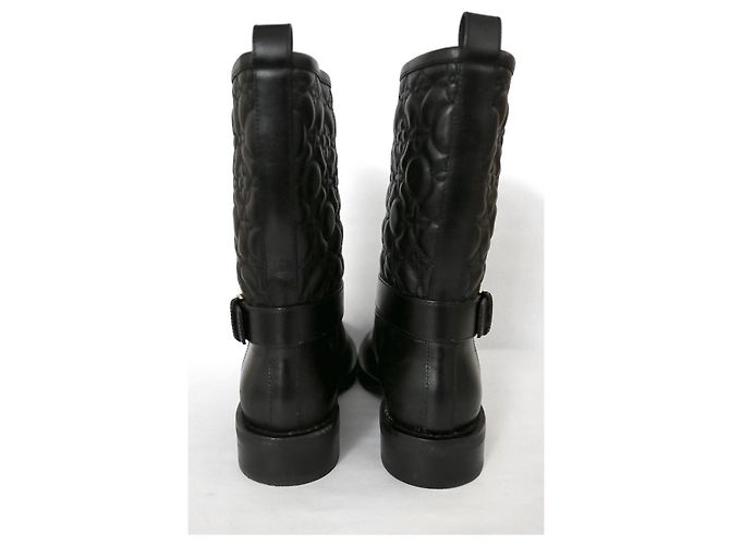 botas Louis Vuitton Monogram en relieve Negro - vista 3