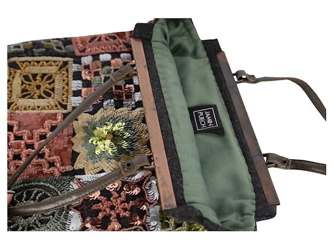 Borsa con paillettes Jamin Puech Multicolore - vista 4