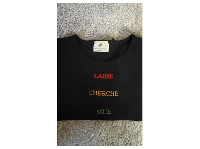 Sonia Rykiel kurzer Wollpullover schwarz - Ansicht 2