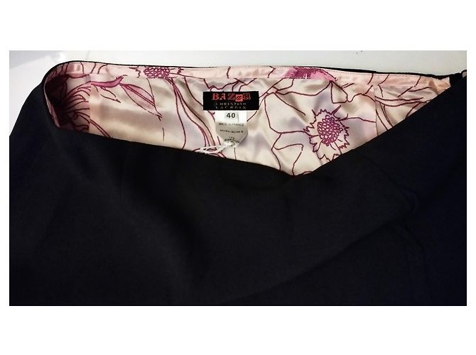 Christian Lacroix FALDA LACROIX FALDA APERTURA SERPENTINA T 36 Gris antracita - vista 3