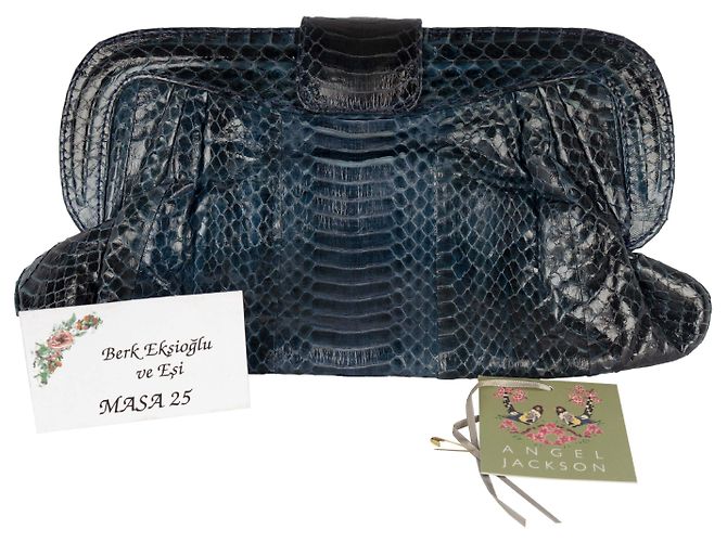 Cartera Angel Jackson Chandra Azul - vista 3
