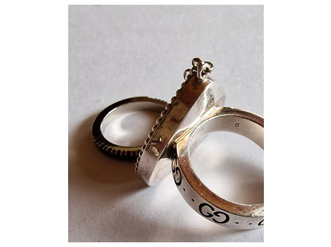 Anello Gucci 25 in argento sterling 925 Rosa - vista 10