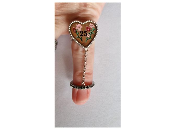 Anello Gucci 25 in argento sterling 925 Rosa - vista 2