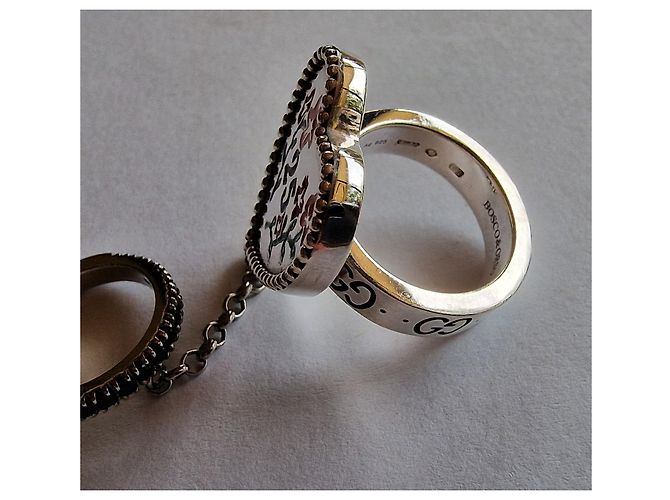 Anello Gucci 25 in argento sterling 925 Rosa - vista 7
