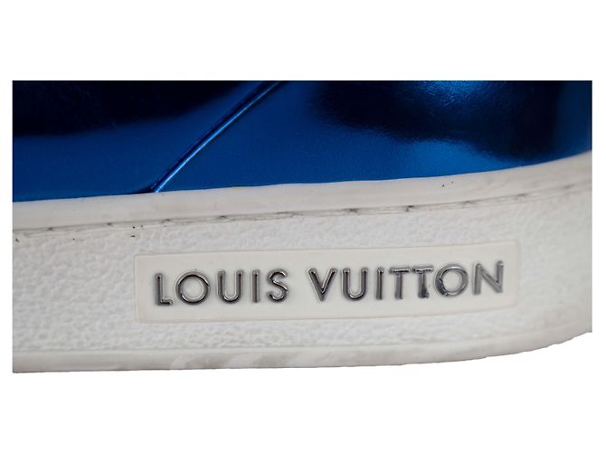 Sneakers Louis Vuitton blu metallizzato - vista 6
