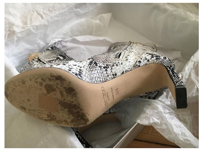 Jimmy Choo Stiefeletten Schwarz Weiß - Ansicht 4