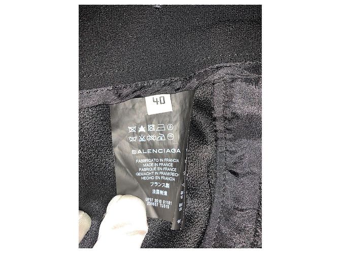 Pantalones Balenciaga de seda negro - vista 11