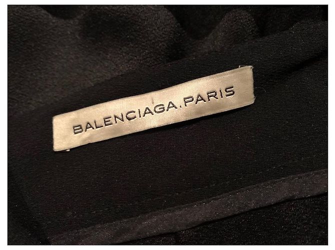 Pantalones Balenciaga de seda negro - vista 13