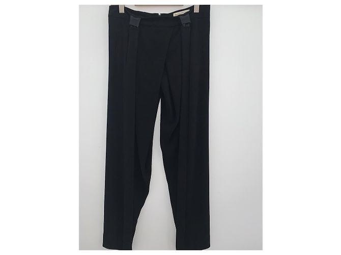 Pantalones Balenciaga de seda negro - vista 3