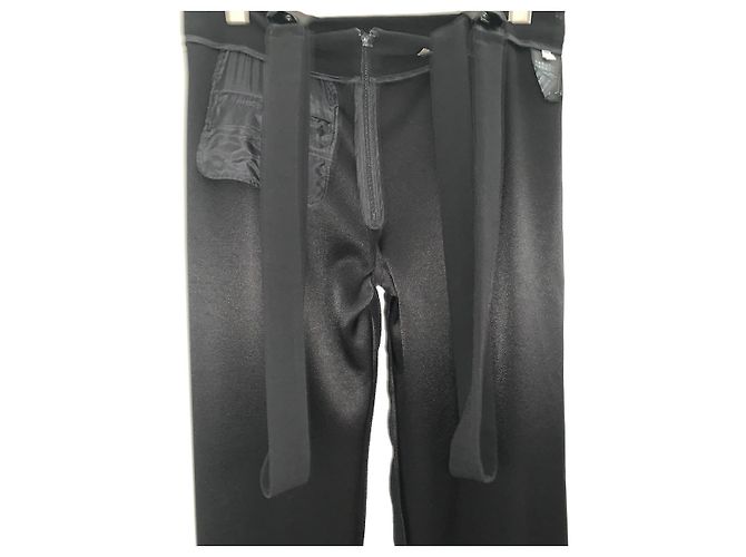 Pantalones Balenciaga de seda negro - vista 4