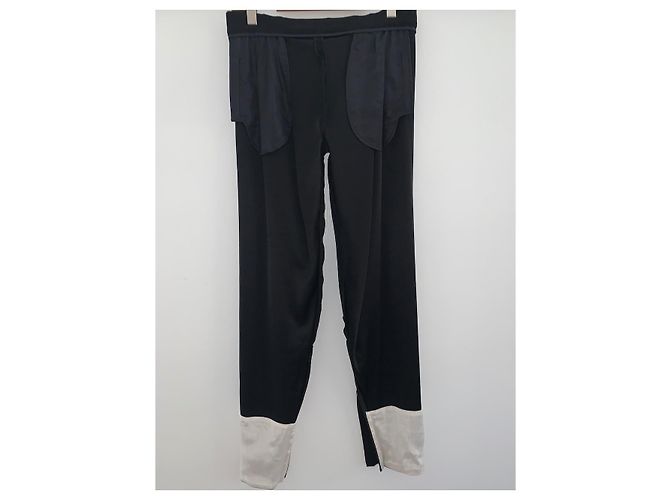 Pantalones Balenciaga de seda negro - vista 5