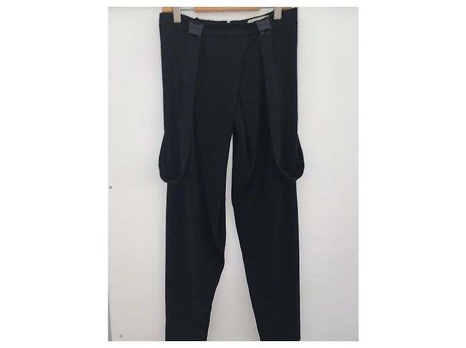 Pantalones Balenciaga de seda negro - vista 6