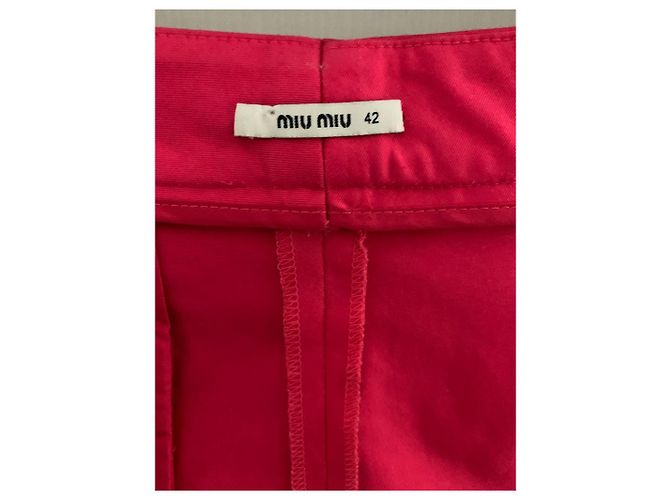 Calça de algodão Miu Miu - vista 5