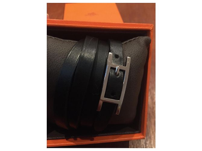 Hermès Hapi Hermes Bracelet Black - view 2
