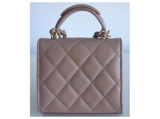 Timeless Mini borsa Chanel classica beige - vista 2