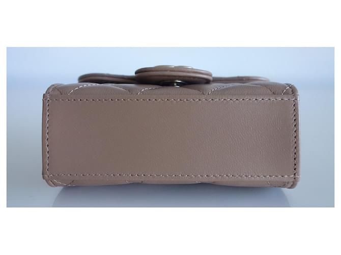 Timeless Mini borsa Chanel classica beige - vista 9