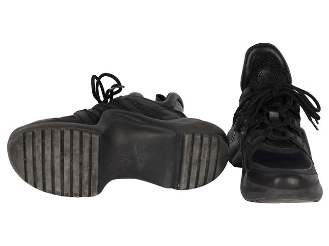Sneakers Louis Vuitton Archlight nere Nero - vista 4