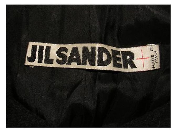 Abrigo Jil Sander Gris de Lana y Cachemira Talla 40 - vista 3