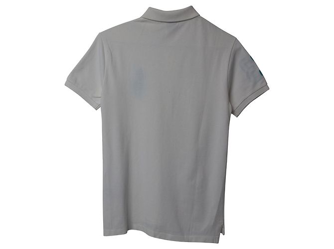 Polo de corte slim en algodón blanco de Polo Ralph Lauren - vista 2