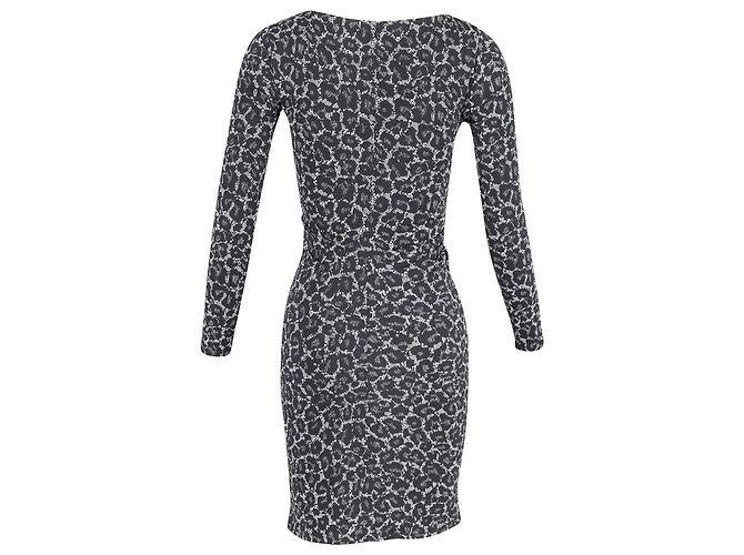 Michael Kors Midikleid aus Polyester mit Animal-Print Python drucken - Ansicht 2