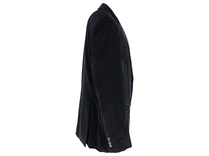 Hugo Boss Single Breasted Blazer in Black Velvet - view 2