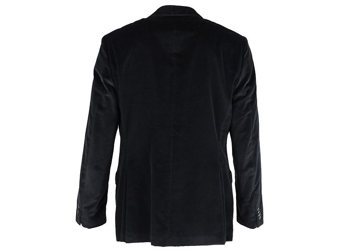 Hugo Boss Single Breasted Blazer in Black Velvet - view 3