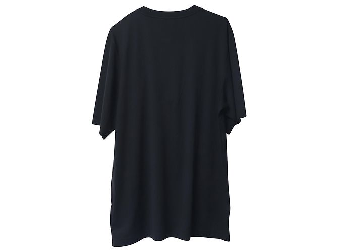 Y3 Y-3 T-shirt U College Logo Patch in cotone nero - vista 2