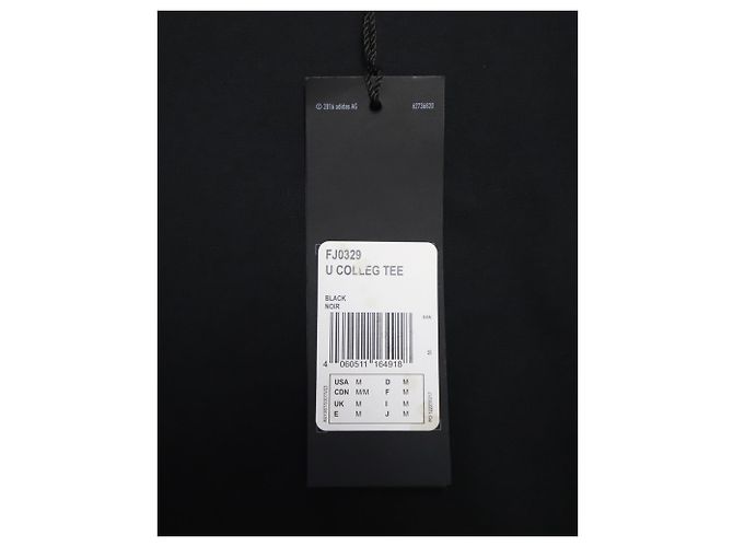 Y3 Y-3 T-shirt U College Logo Patch in cotone nero - vista 5