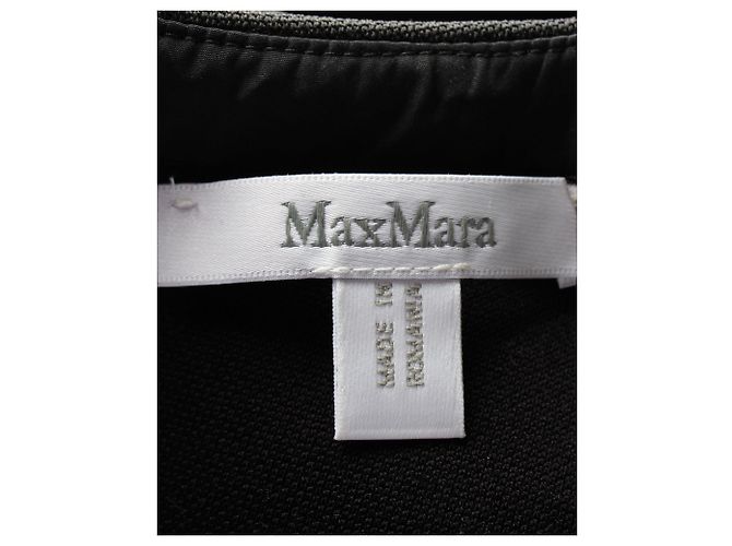 Max Mara Shock Jersey-Minikleid aus schwarzem Polyester - Ansicht 2
