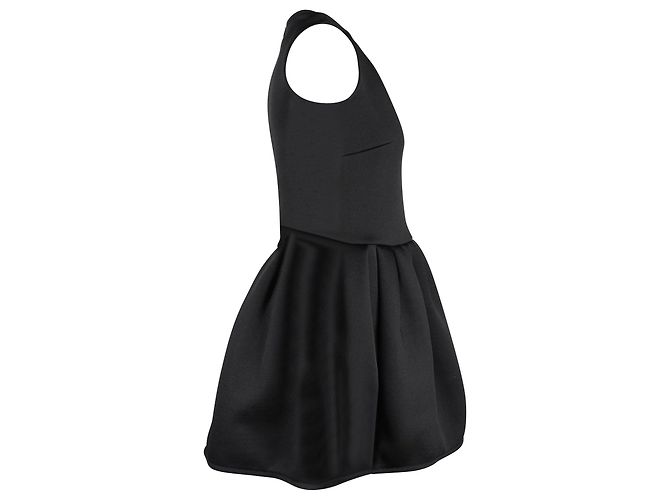 Max Mara Shock Jersey-Minikleid aus schwarzem Polyester - Ansicht 5
