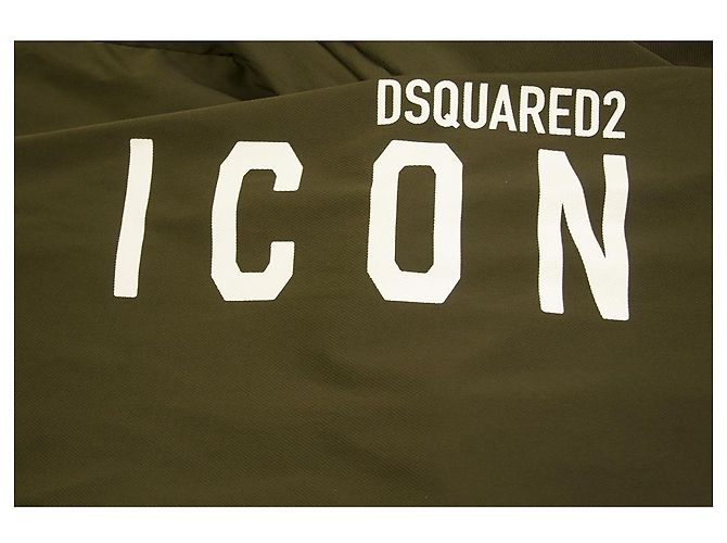 Dsquared2 Dsquared 2 Khakigrüne Logo-Stirrup-Leggings Hosenhosengröße 42 Dunkelgrün - Ansicht 5