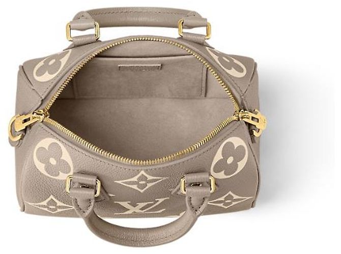 Louis Vuitton LV speedy 20 zweifarbig neu Grau - Ansicht 3