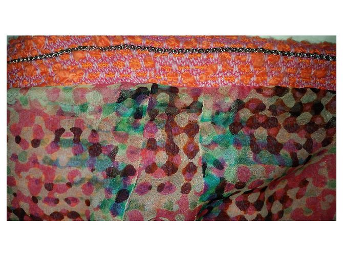Giacca Chanel T Rosa e Arancione - vista 10