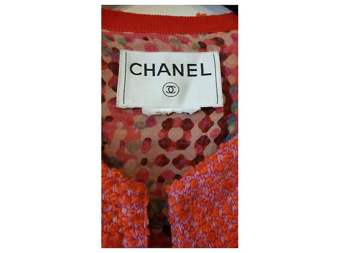 Giacca Chanel T Rosa e Arancione - vista 4