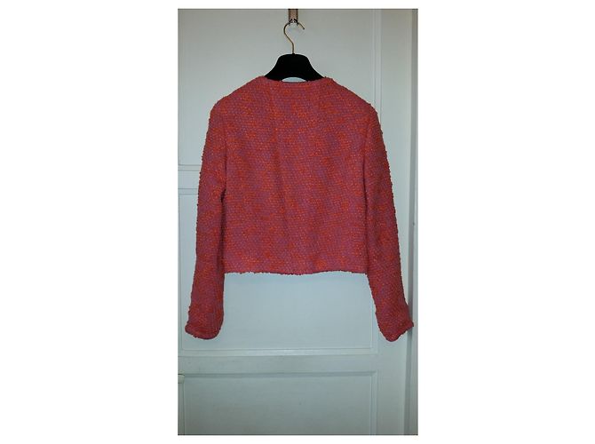 Giacca Chanel T Rosa e Arancione - vista 5