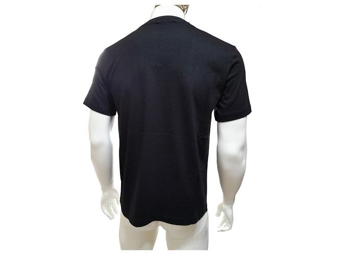Camiseta Lanvin bordada de algodón negro - vista 2