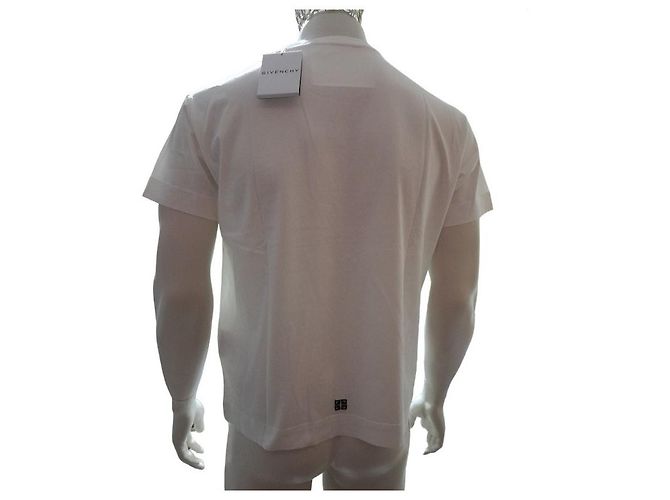 Camiseta bordada Givenchy de algodón blanca XL Blanco - vista 2