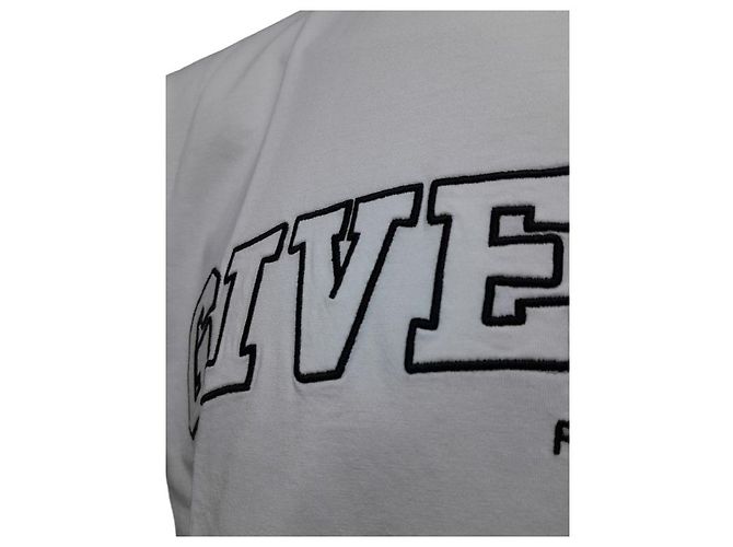 Camiseta bordada Givenchy de algodón blanca XL Blanco - vista 3