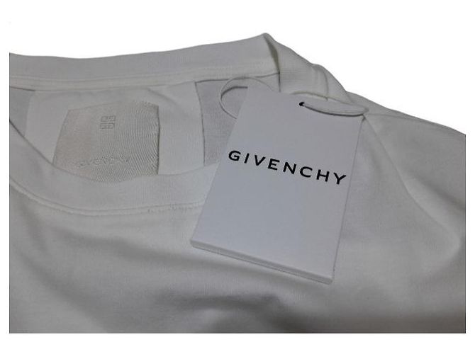 Camiseta bordada Givenchy de algodón blanca XL Blanco - vista 4