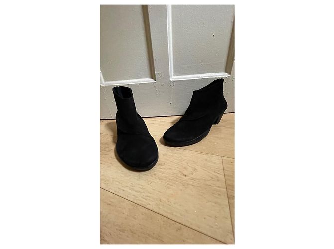 Autre Marque Botines ARCHE de nubuck negro - vista 2