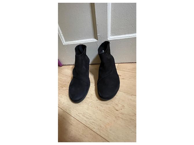 Autre Marque Botines ARCHE de nubuck negro - vista 3