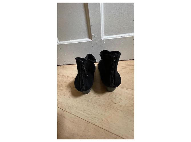 Autre Marque Botines ARCHE de nubuck negro - vista 4