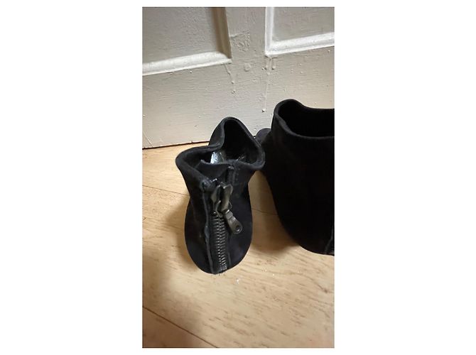 Autre Marque Botines ARCHE de nubuck negro - vista 5