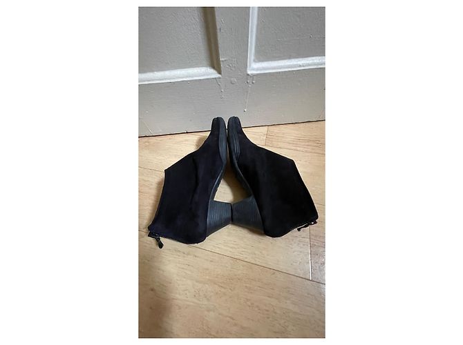Autre Marque Botines ARCHE de nubuck negro - vista 6