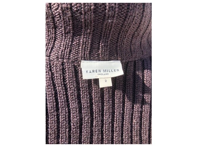 100% Chaqueta de crochet de lana de Karen Millen - vista 6